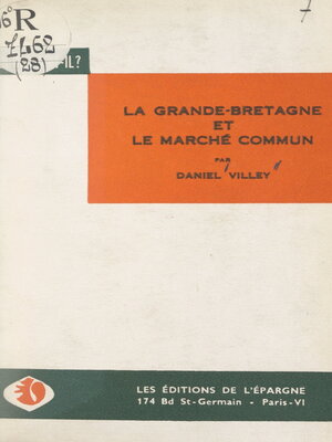 cover image of La Grande-Bretagne et le Marché commun